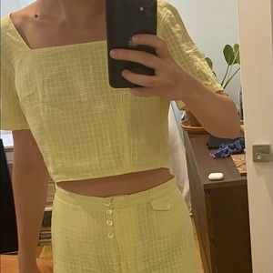 Paloma Wool Top/Skirt Set, Sz M